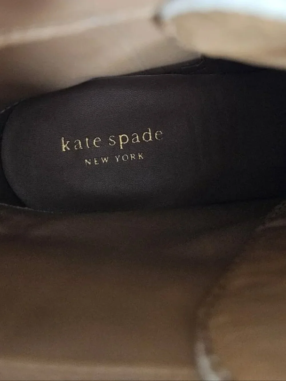 Kate Spade Merritt Lug Sole Combat Boots Ivory Leather NWT Size 9
